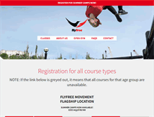 Tablet Screenshot of flyfreemovement.com